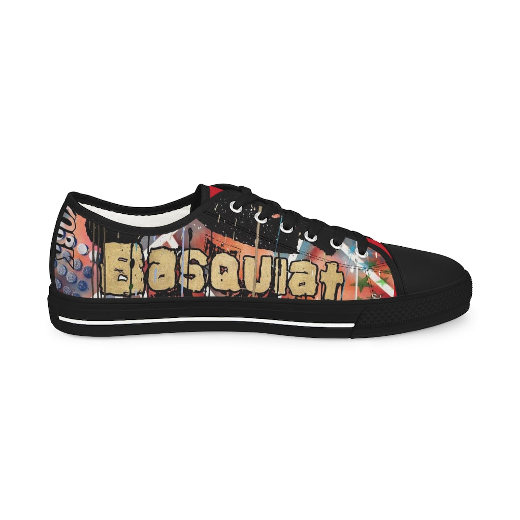 "Basquiat/Warhol Tribute" Men's Low Top Sneakers