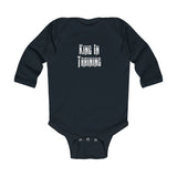 "King In Training" Infant Long Sleeve Bodysuit