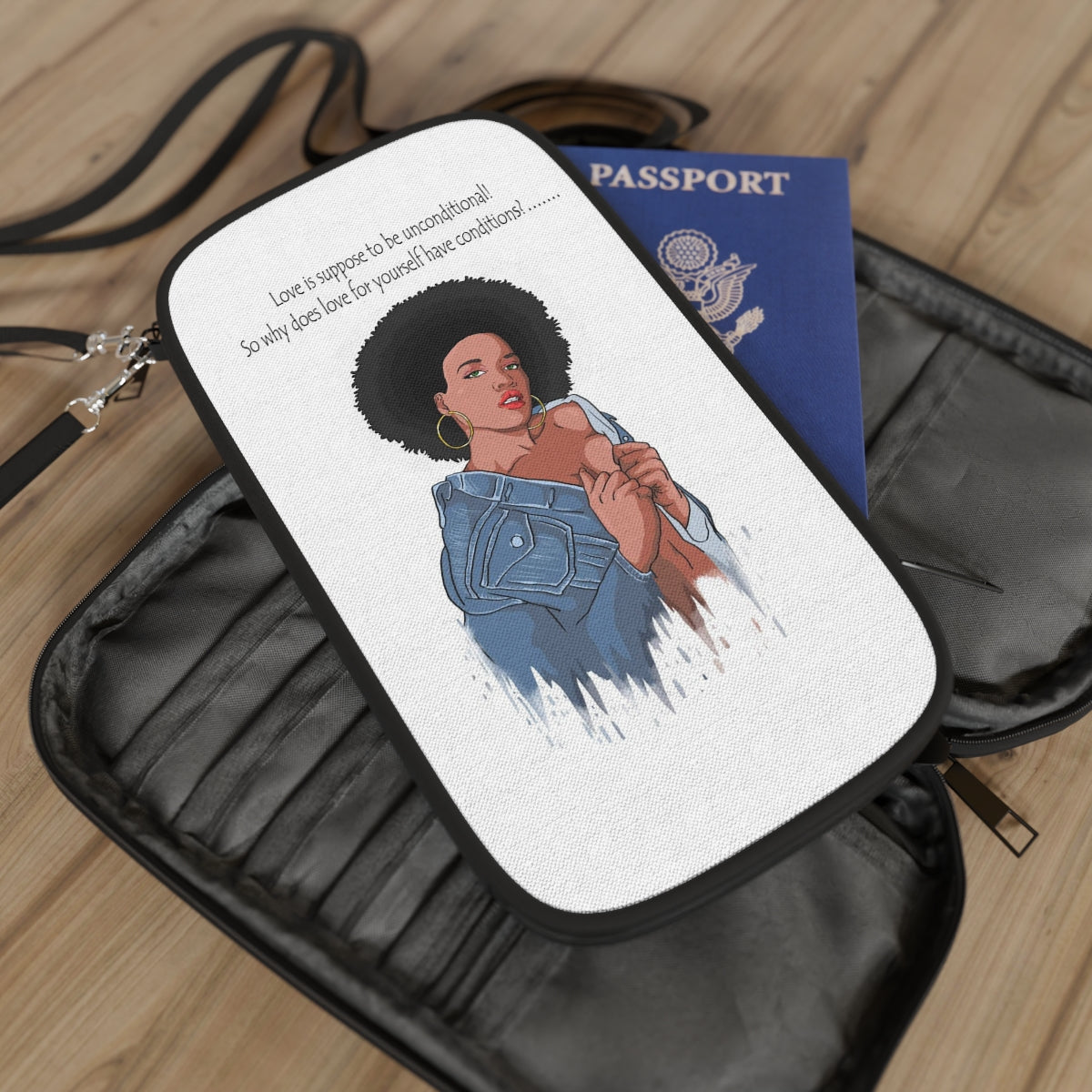 "Love Is Supposed To Be Unconditional! So Why Does Love For Yourself Have Conditions? Passport Wallet