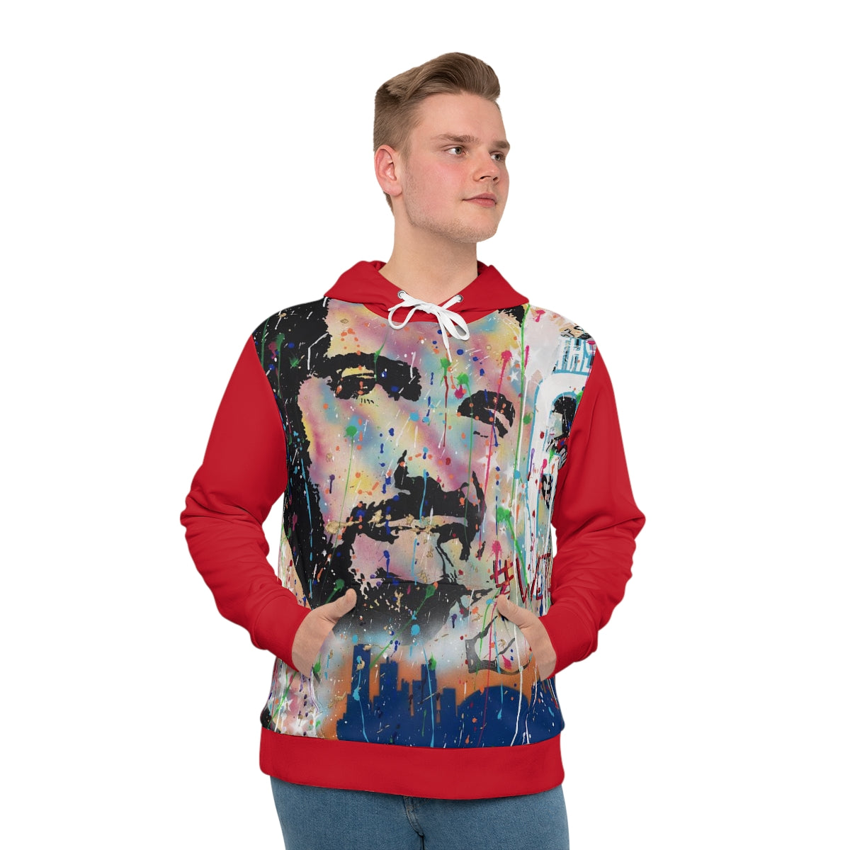 "Remember The North" Men's All-Over-Print Hoodie