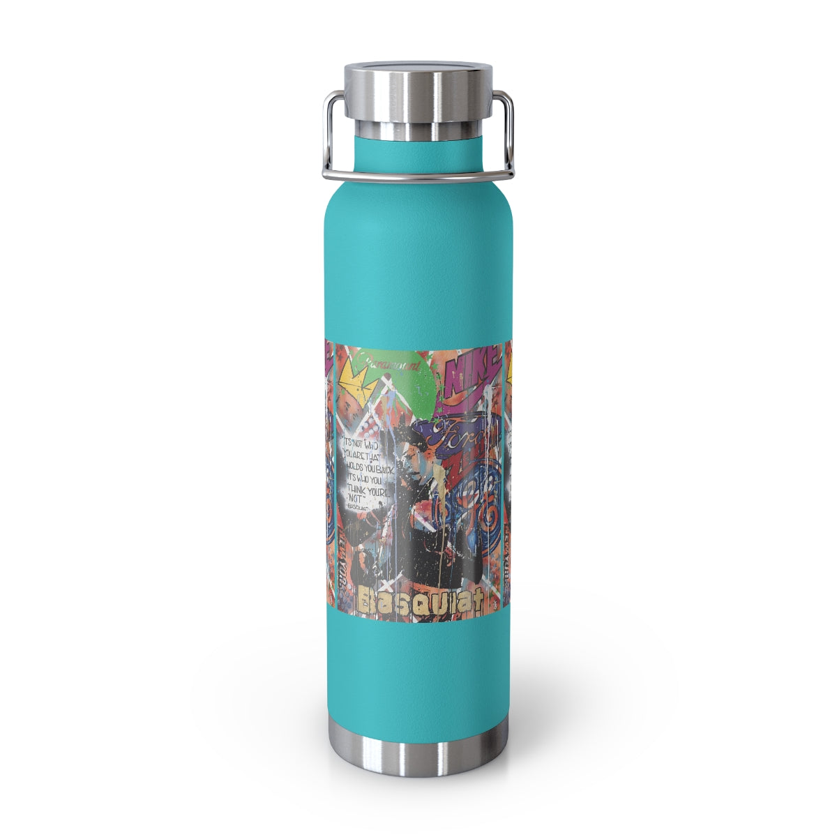 "Basquiat/Warhol Tribute" Copper Vacuum Insulated Bottle, 22oz