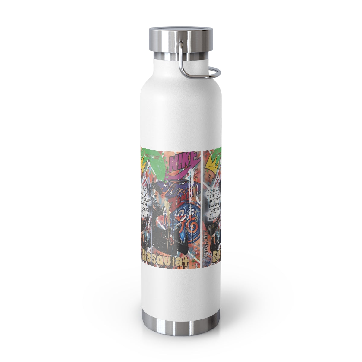 "Basquiat/Warhol Tribute" Copper Vacuum Insulated Bottle, 22oz