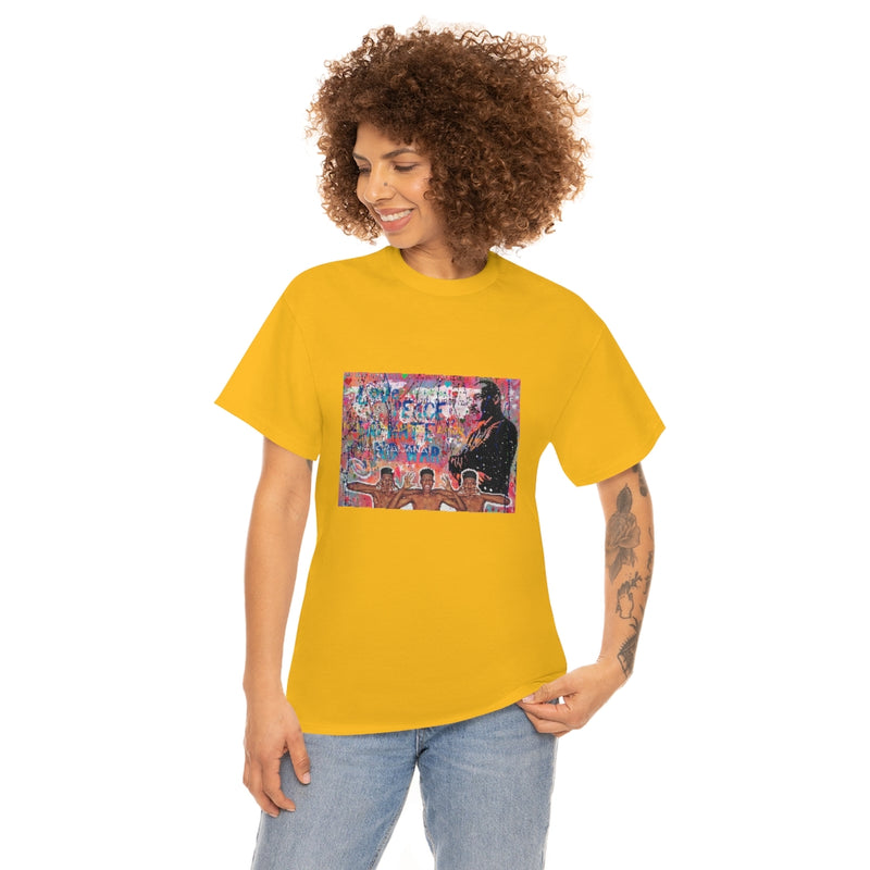 "No Hate Just Love" Unisex Heavy Cotton Tee