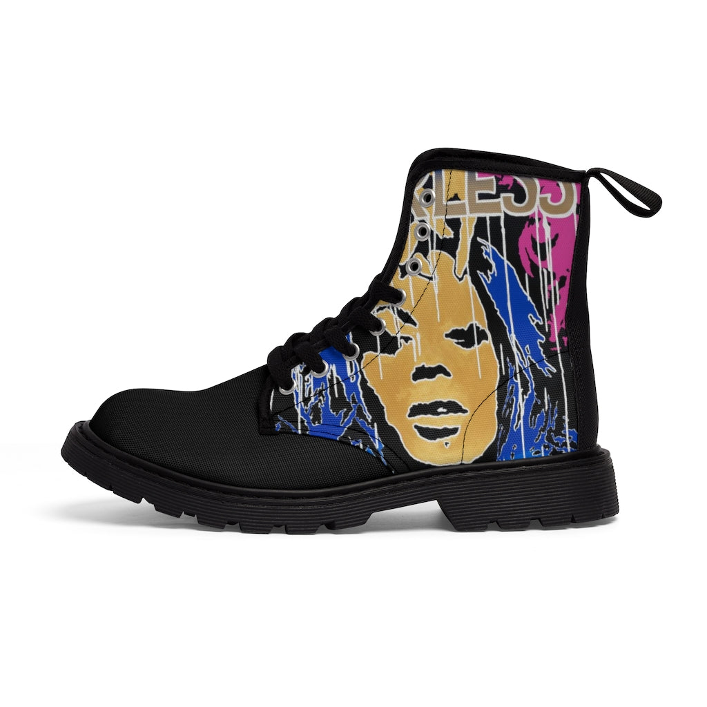 "Fearless" Men's Canvas Boots