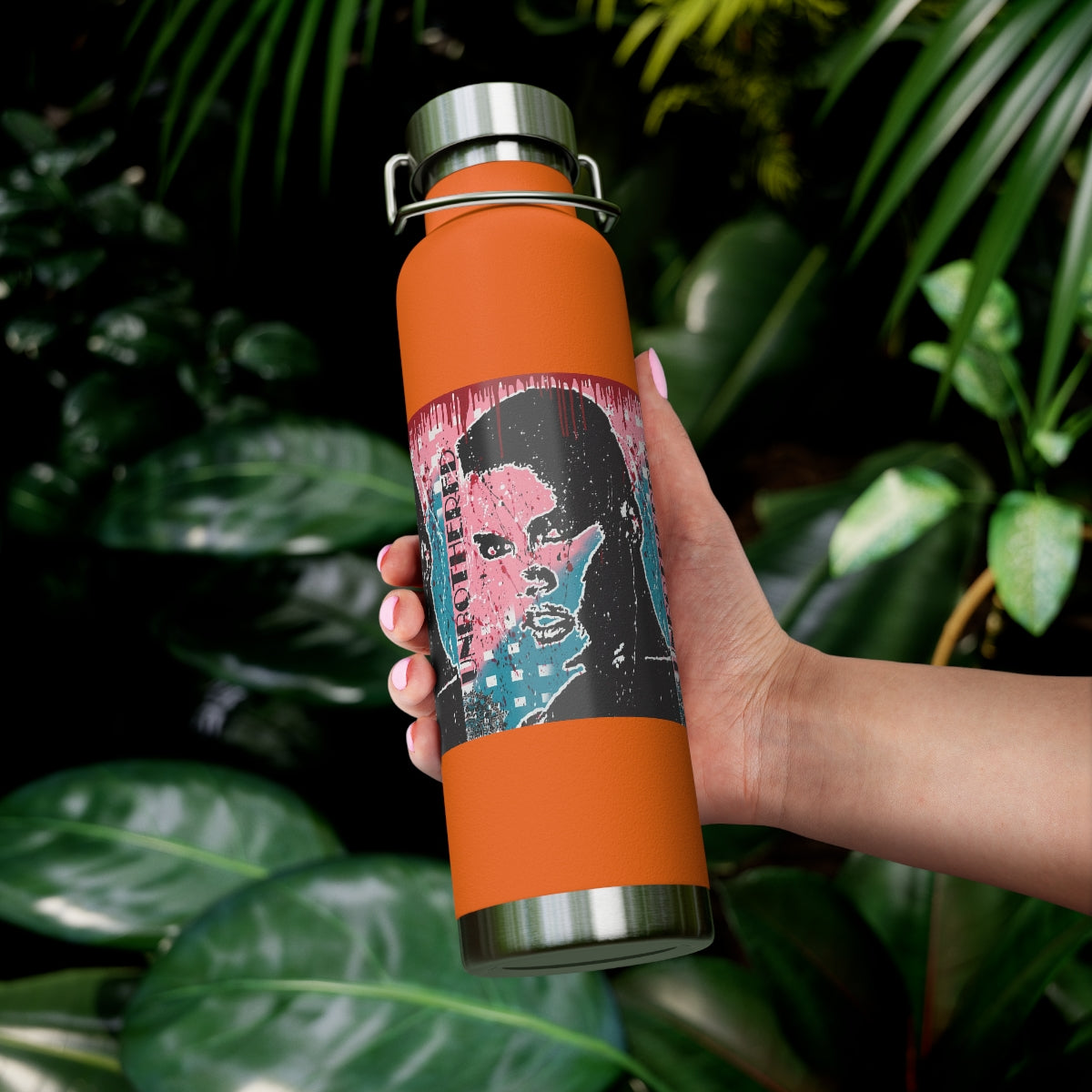 "Unbothered-Inspired By Grace Jones" Copper Vacuum Insulated Bottle, 22oz