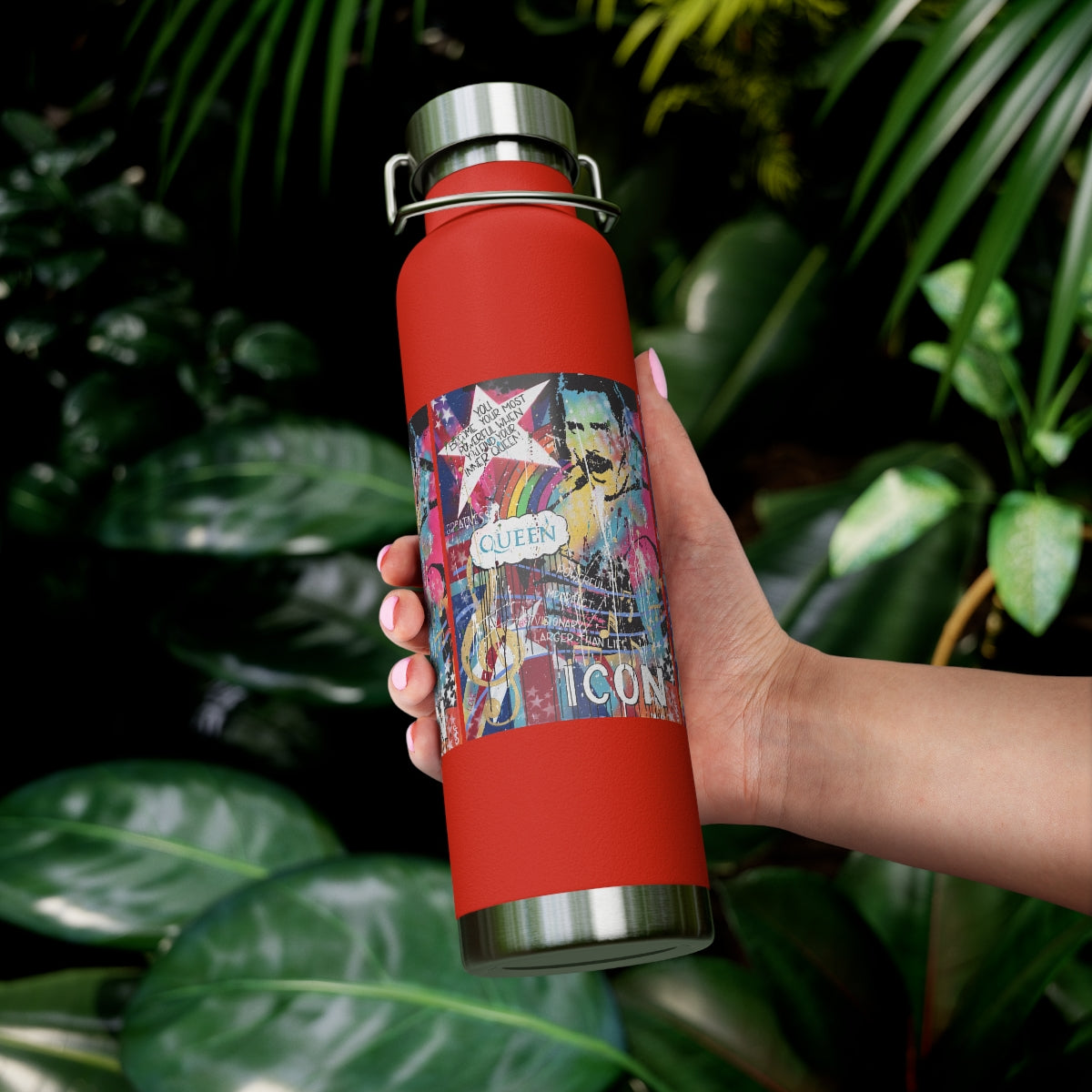 "Find Your Inner Queen- Inspired By Freddie Mercury" Copper Vacuum Insulated Bottle, 22oz
