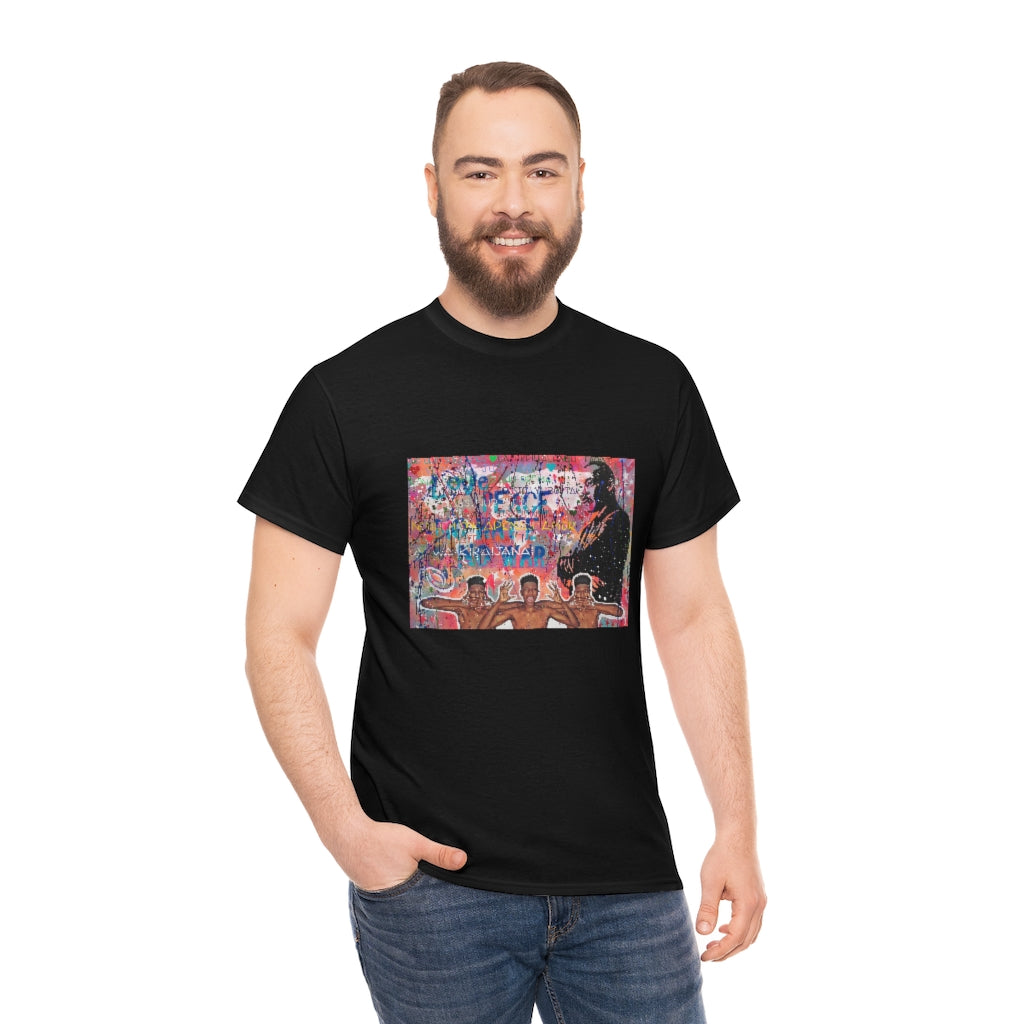 "No Hate Just Love" Unisex Heavy Cotton Tee