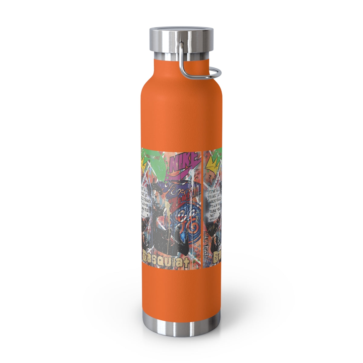 "Basquiat/Warhol Tribute" Copper Vacuum Insulated Bottle, 22oz