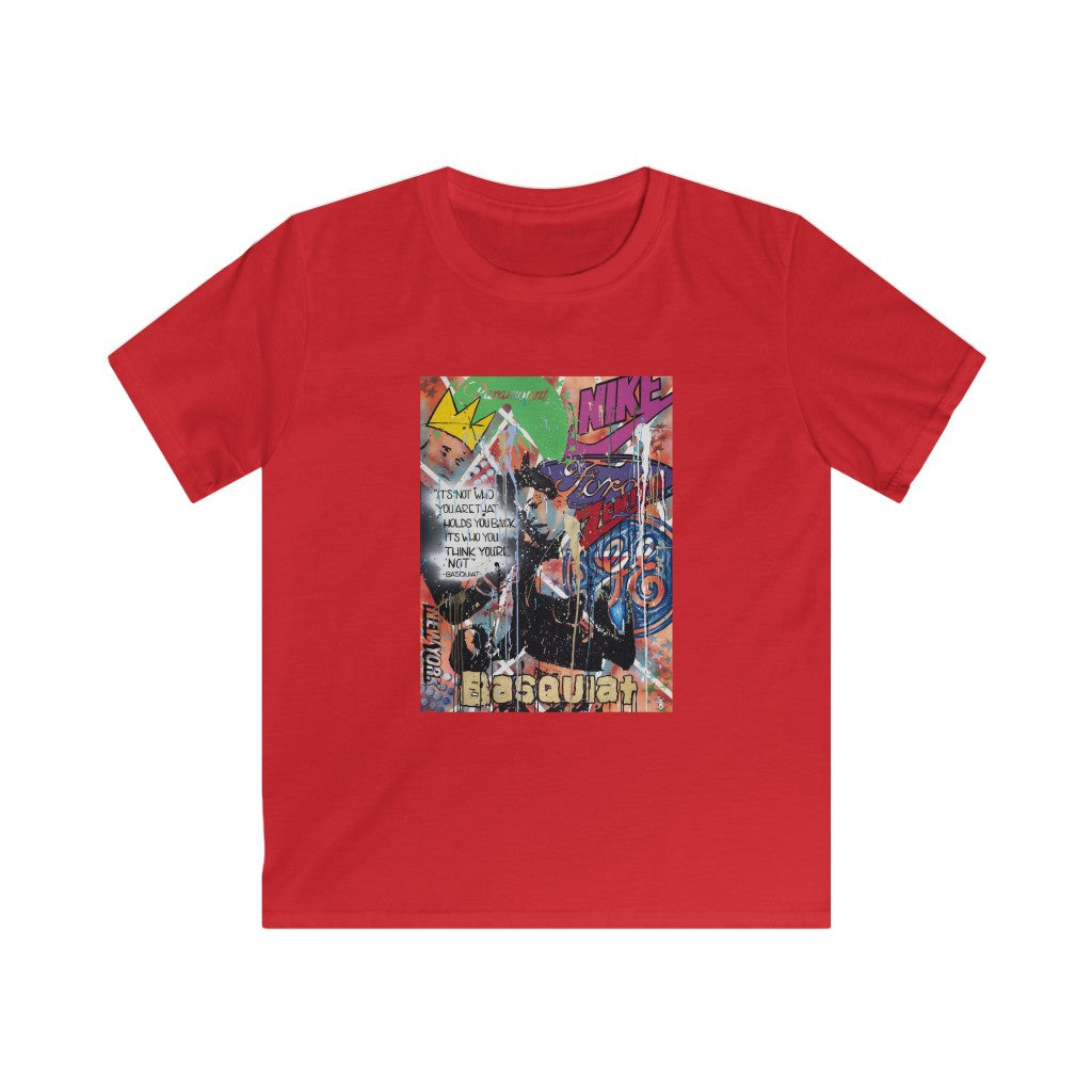 "Basquiat/Warhol Tribute" Kids Softstyle Tee