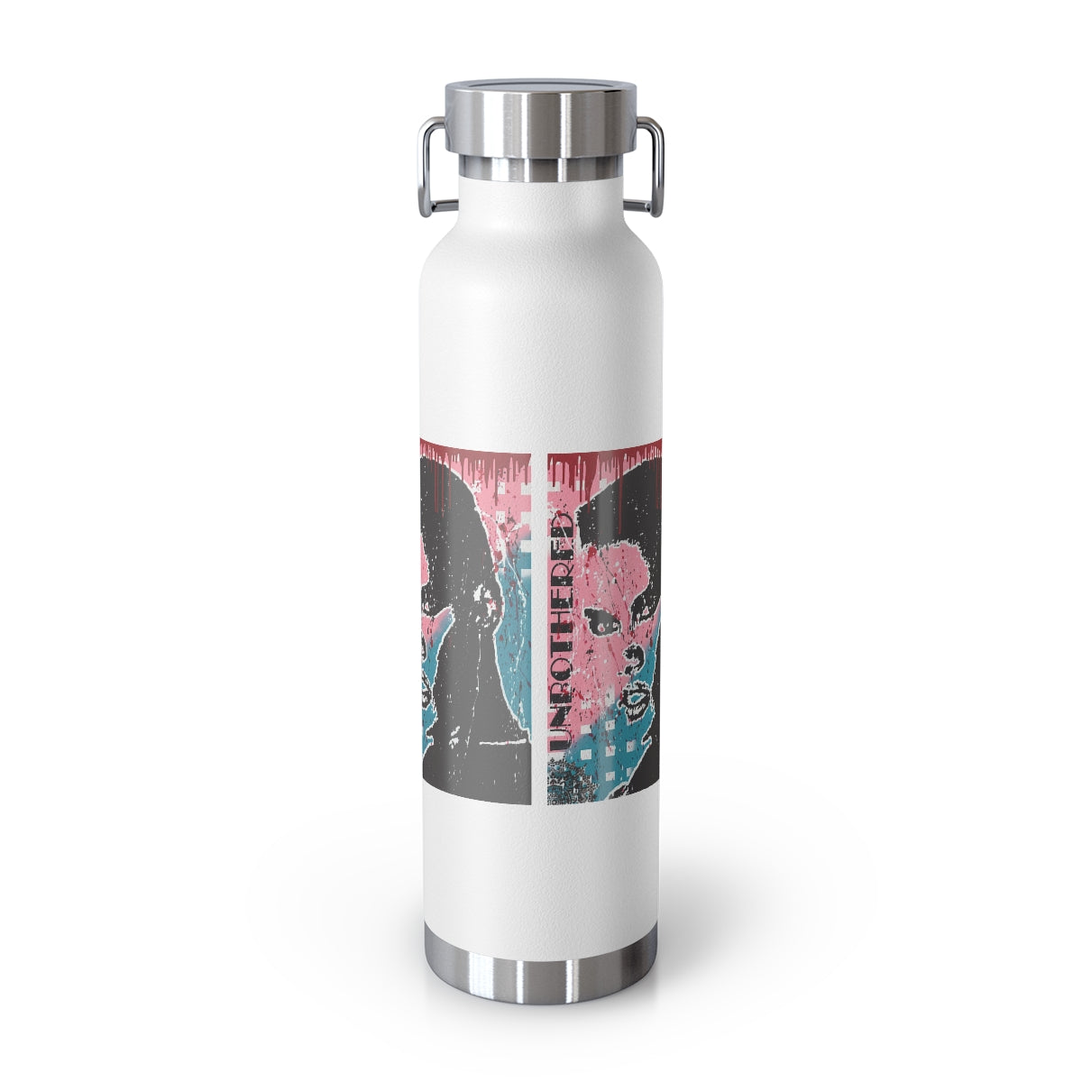 "Unbothered-Inspired By Grace Jones" Copper Vacuum Insulated Bottle, 22oz