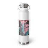 "Unbothered-Inspired By Grace Jones" Copper Vacuum Insulated Bottle, 22oz