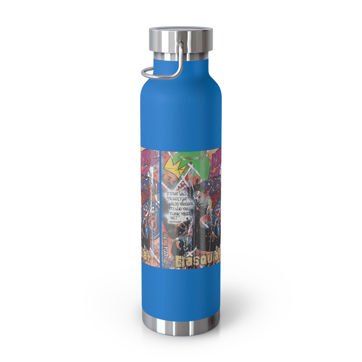 "Basquiat/Warhol Tribute" Copper Vacuum Insulated Bottle, 22oz