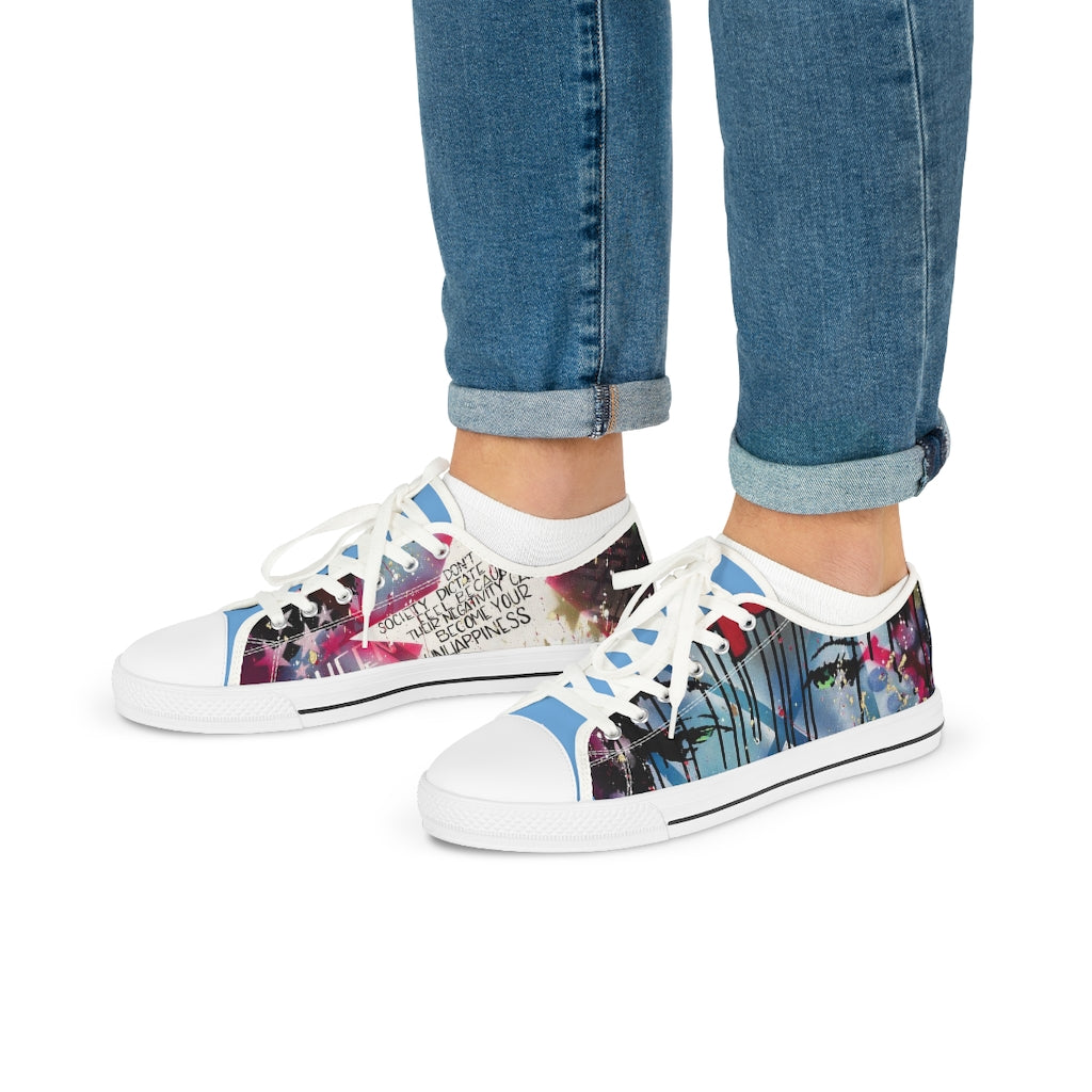 "Be The Boss" Men's Low Top Sneakers