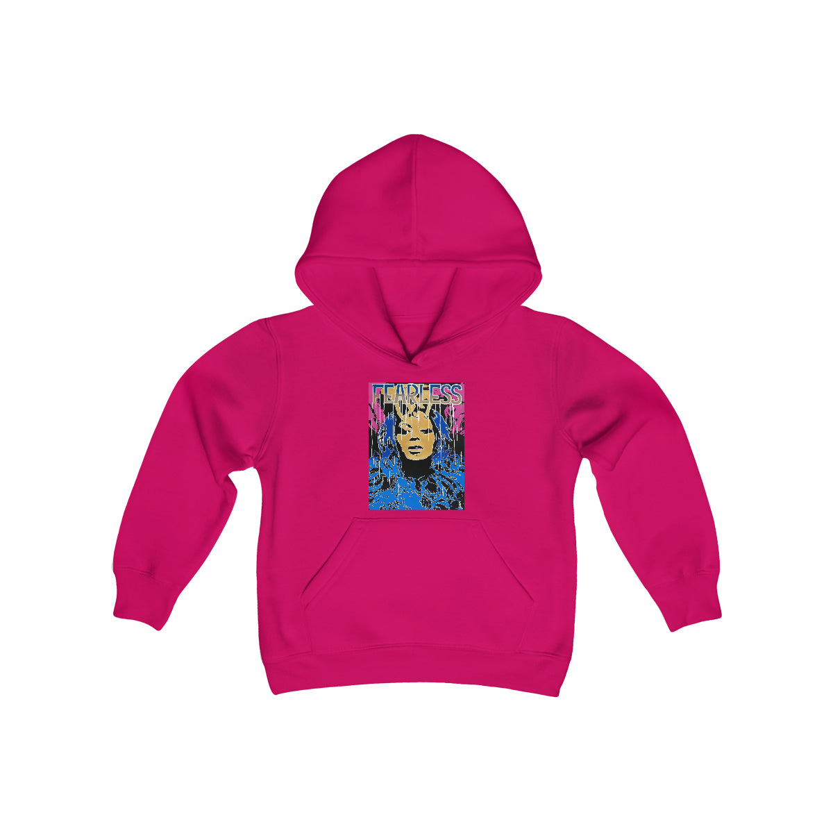 "Fearless-Inspired By Beyonce" Youth Heavy Blend Hooded Sweatshirt