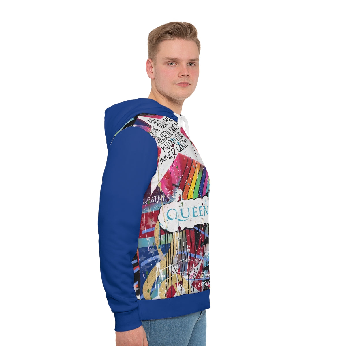 "Find Your Inner Queen" Men's All-Over-Print Hoodie