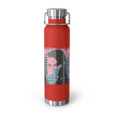 "Unbothered-Inspired By Grace Jones" Copper Vacuum Insulated Bottle, 22oz