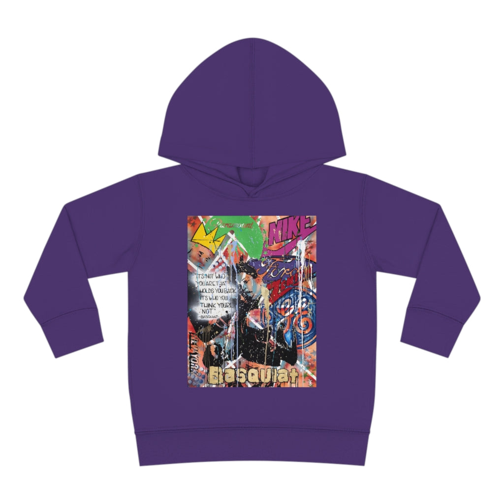 "Basquiat/Warhol Tribute" Toddler Pullover Fleece Hoodie
