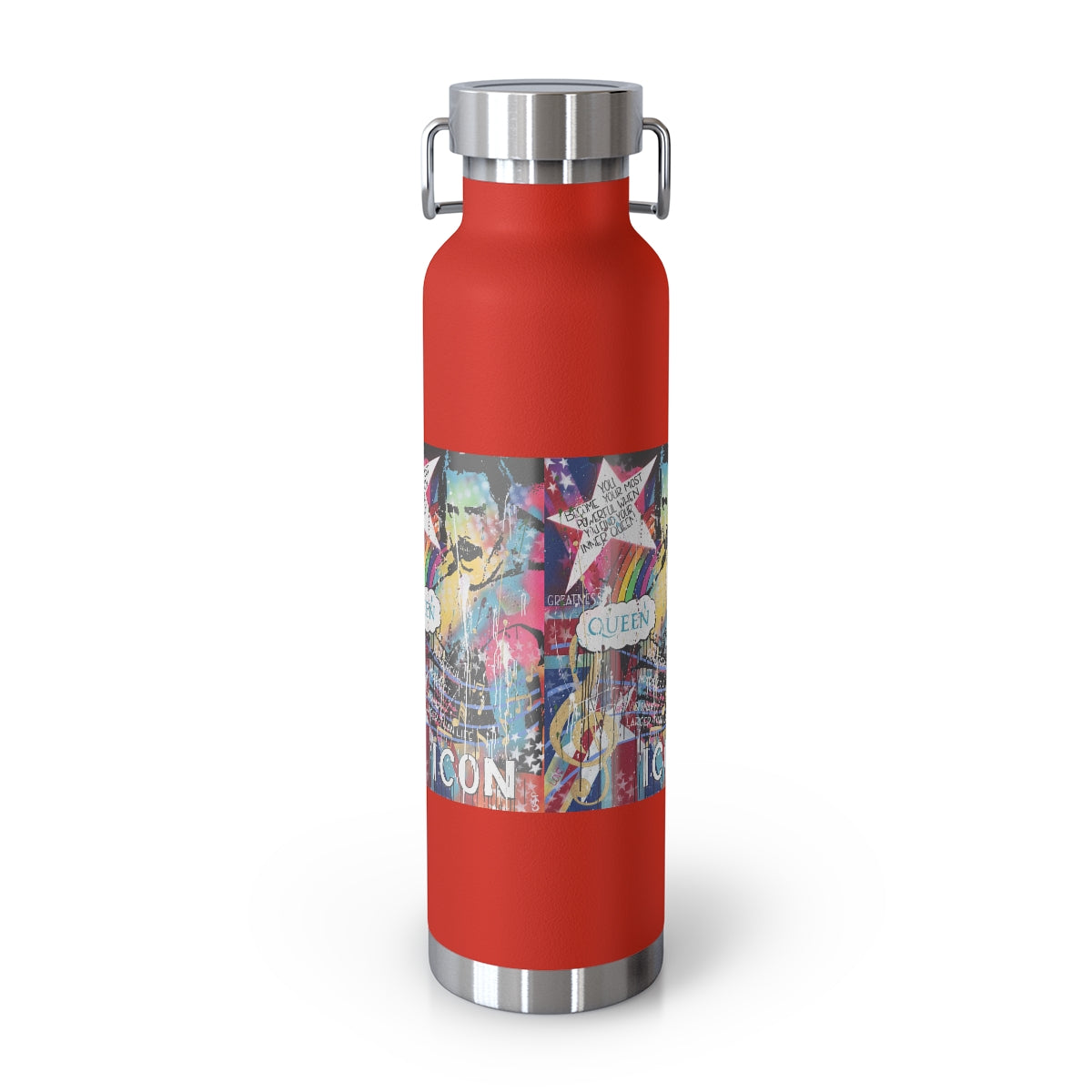 "Find Your Inner Queen- Inspired By Freddie Mercury" Copper Vacuum Insulated Bottle, 22oz