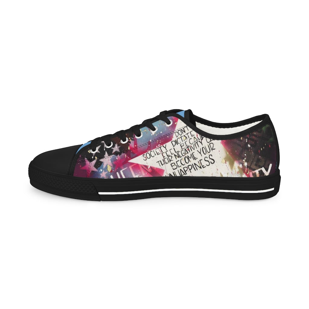 "Be The Boss" Men's Low Top Sneakers