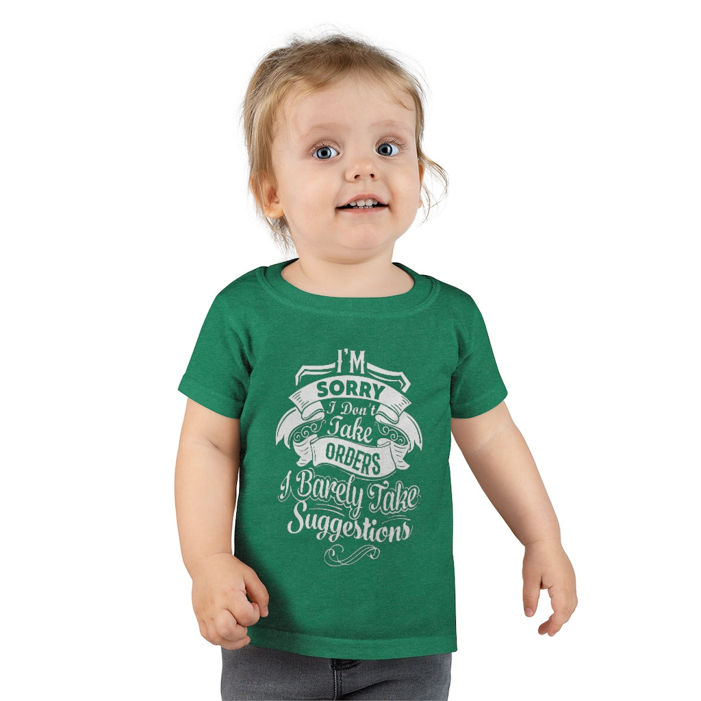"I'm Sorry......." Toddler T-shirt