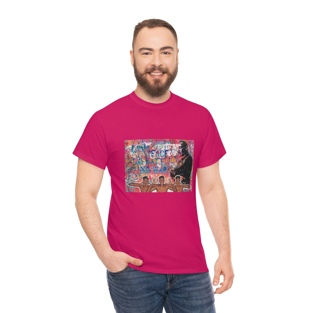 "No Hate Just Love" Unisex Heavy Cotton Tee