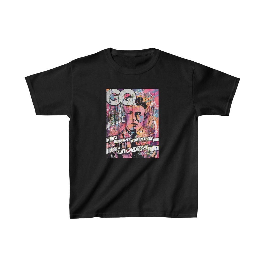 "Rebel With A Cause" Kids Heavy Cotton™ Tee