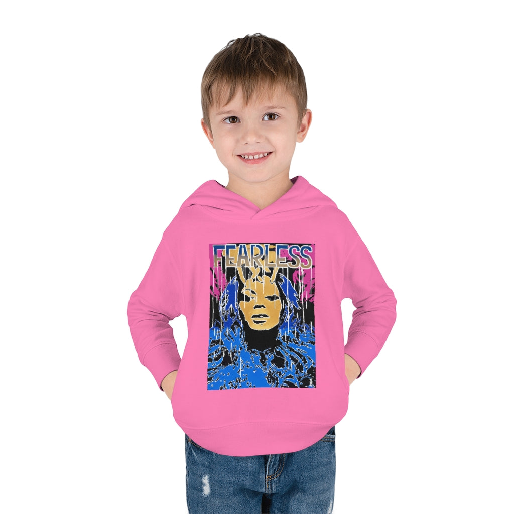 "Fearless" Toddler Pullover Fleece Hoodie