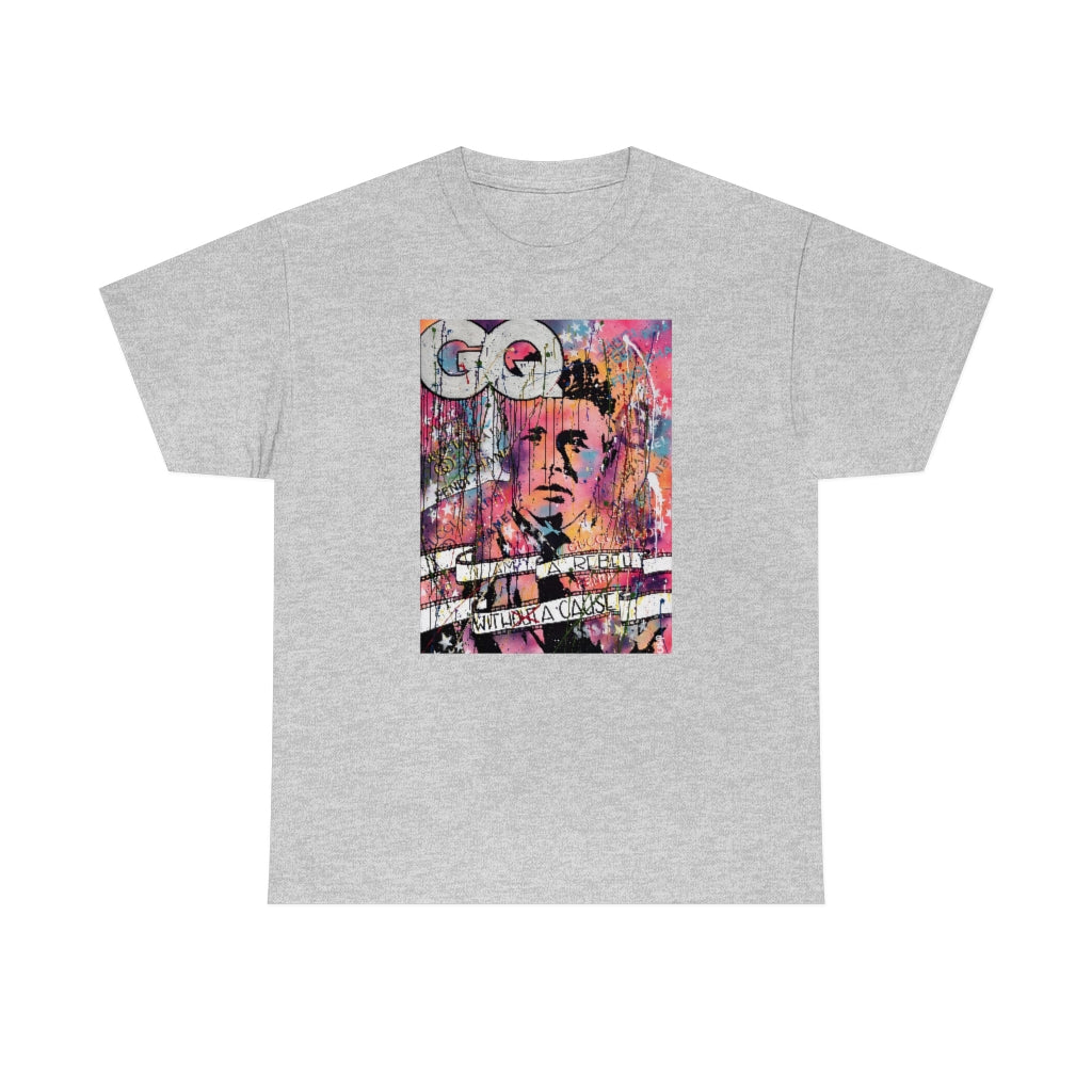 "Rebel With A Cause" Unisex Heavy Cotton Tee