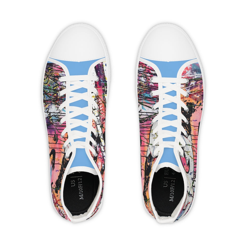 "Rebel With A Cause" Men's High Top Sneakers