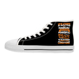 "My Blackness Is Magical...." Women's High Top Sneakers