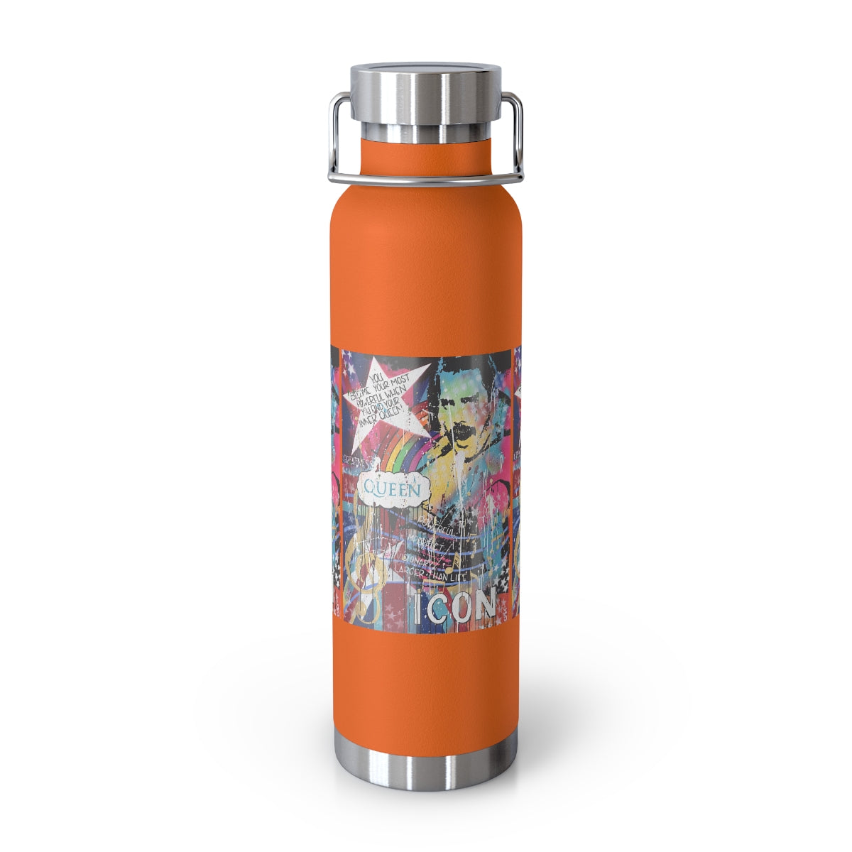 "Find Your Inner Queen- Inspired By Freddie Mercury" Copper Vacuum Insulated Bottle, 22oz