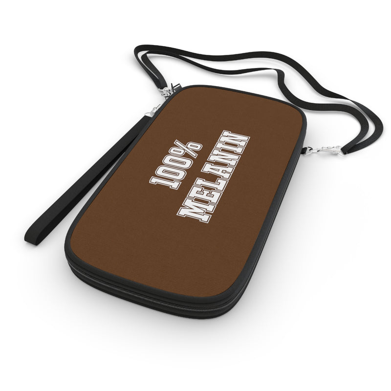 "100% Melanin" Passport Wallet