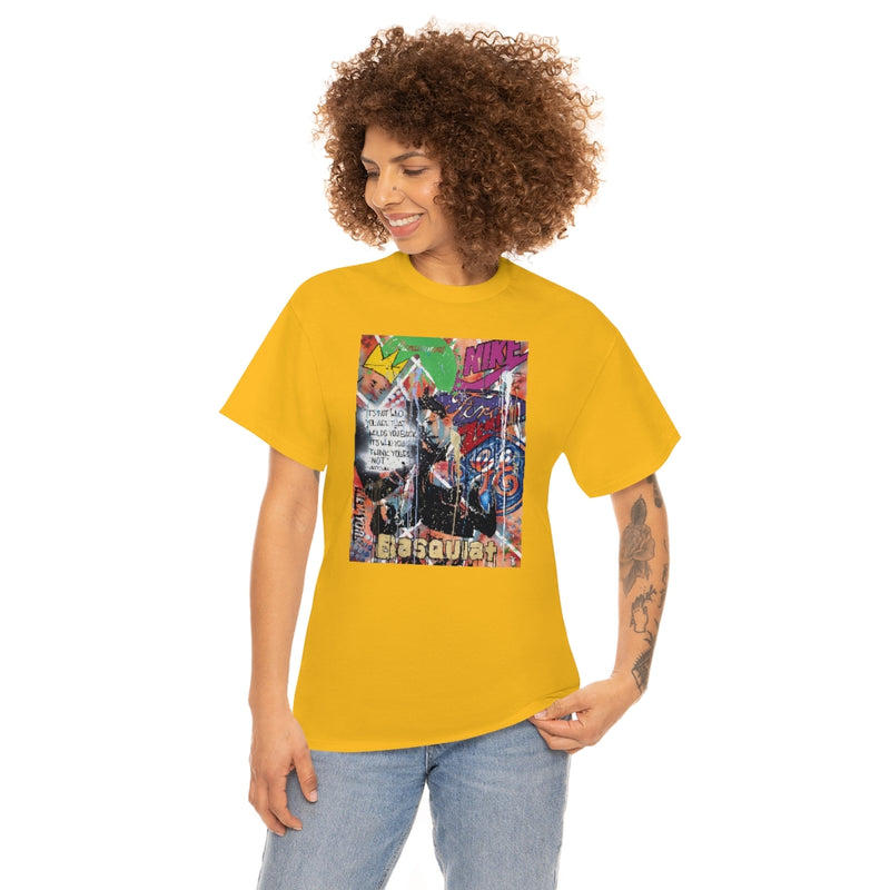 "Basquiat/Warhol Tribute" Unisex Heavy Cotton Tee