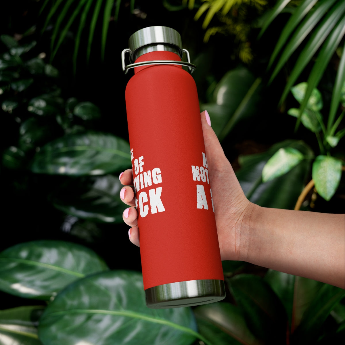 "The Art Of Not Giving A F*CK" Copper Vacuum Insulated Bottle, 22oz