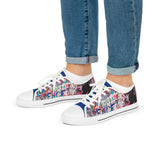 "No Hate Just Love" Men's Low Top Sneakers
