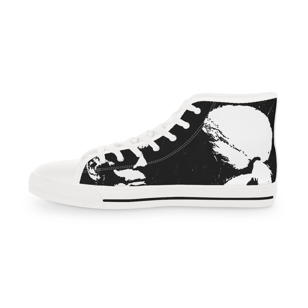 "Label Whore Inspired By Karl Lagerfeld" Men's High Top Sneakers