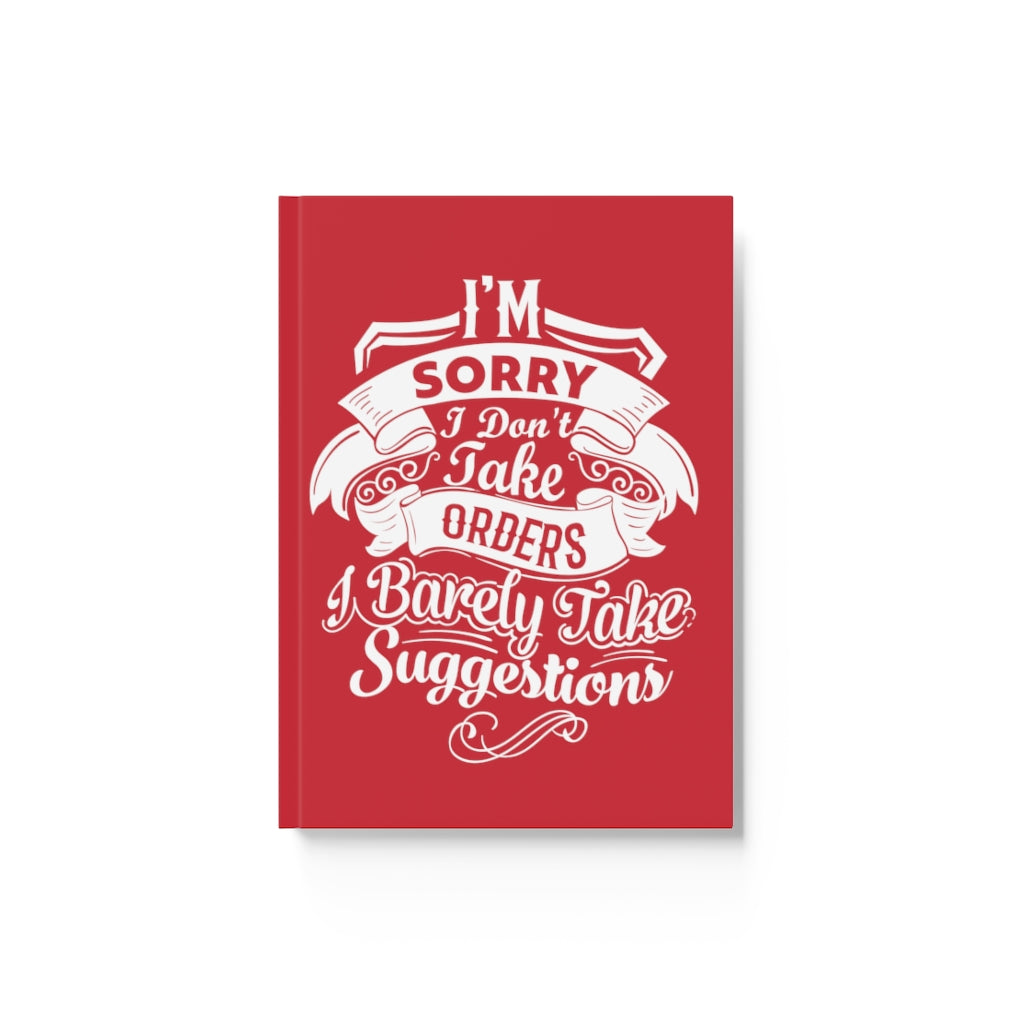 "I'm Sorry....." Hard Backed Journal