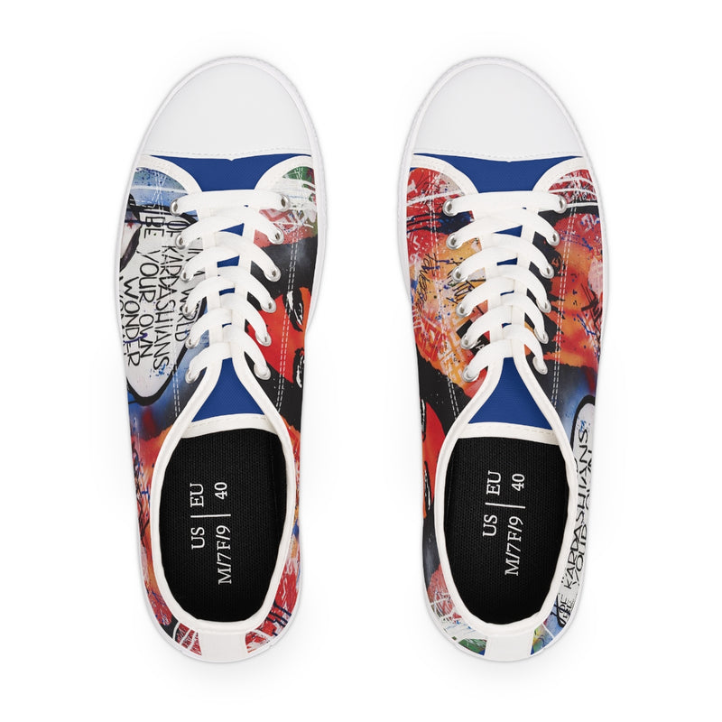 "Dare To Be Different" Women's Low Top Sneakers