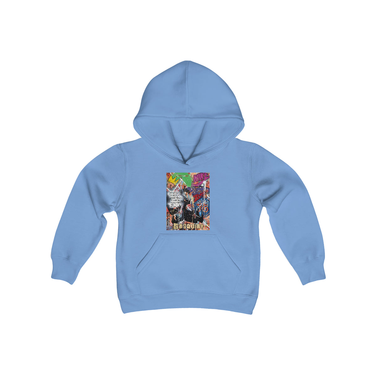 "Basquiat/Warhol Tribute" Youth Heavy Blend Hooded Sweatshirt