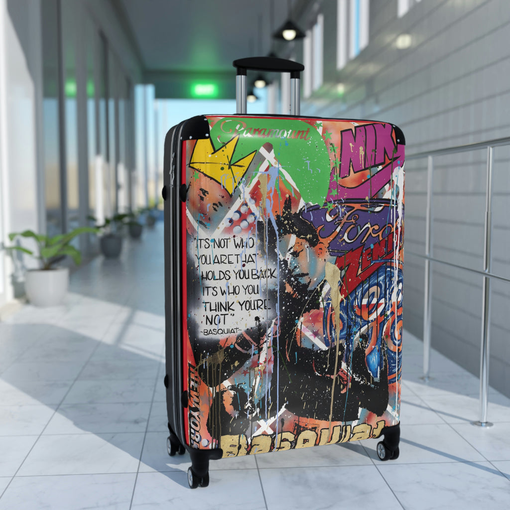 "Basquiat/Warhol Tribute" Suitcases