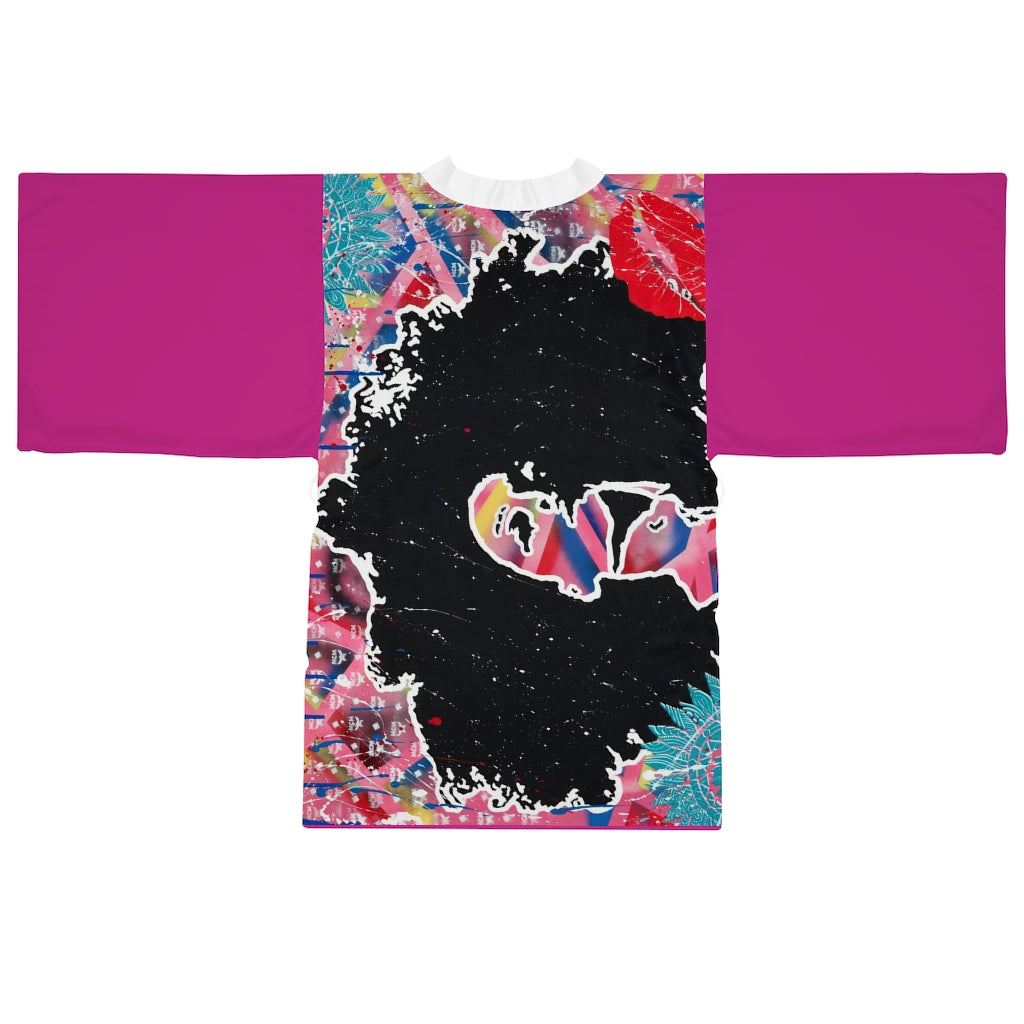 "Embodied" Long Sleeve Kimono Robe
