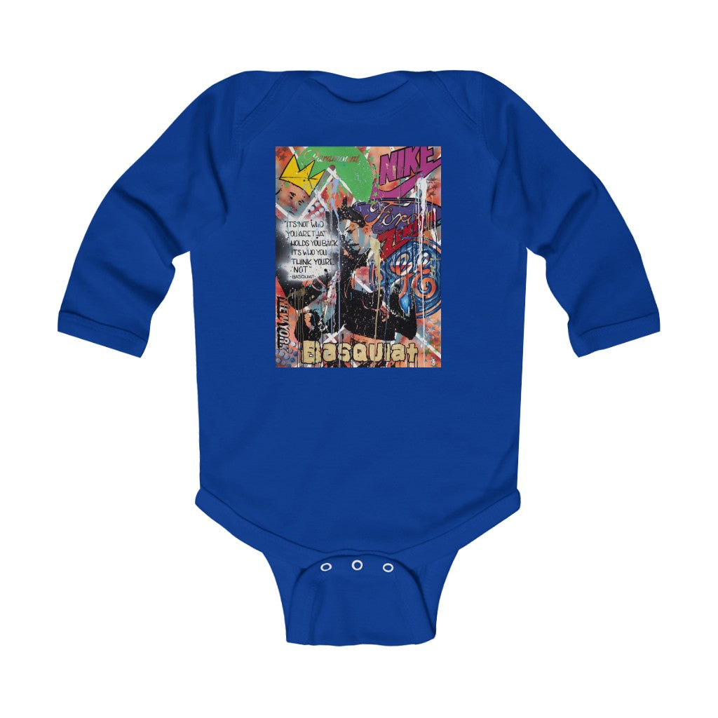 "Basquiat/Warhol Tribute" Infant Long Sleeve Bodysuit