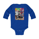 "Basquiat/Warhol Tribute" Infant Long Sleeve Bodysuit