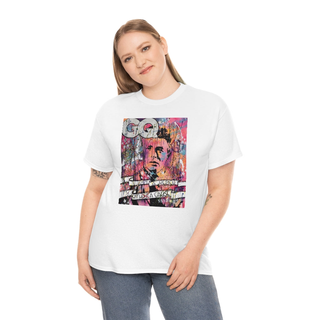 "Rebel With A Cause" Unisex Heavy Cotton Tee