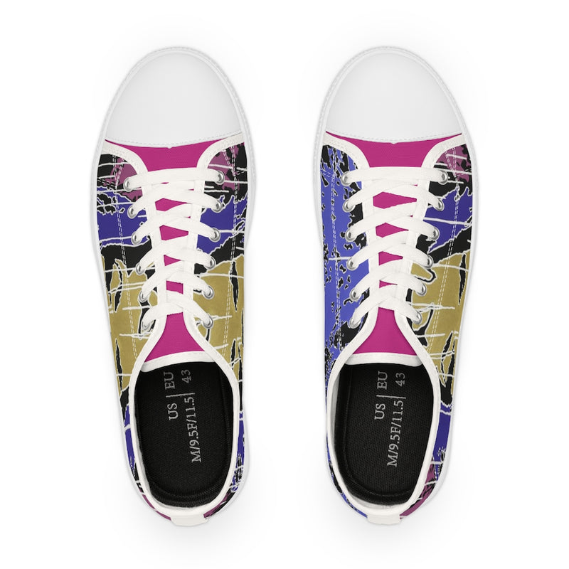 "Fearless Inspired By Beyonce" Men's Low Top Sneakers