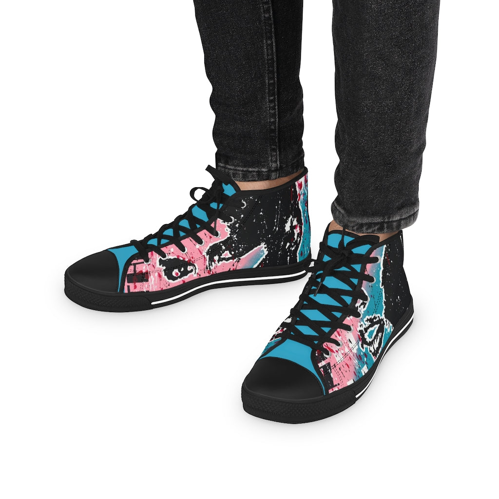 "Unbothered Inspired By Grace Jones" Men's High Top Sneakers