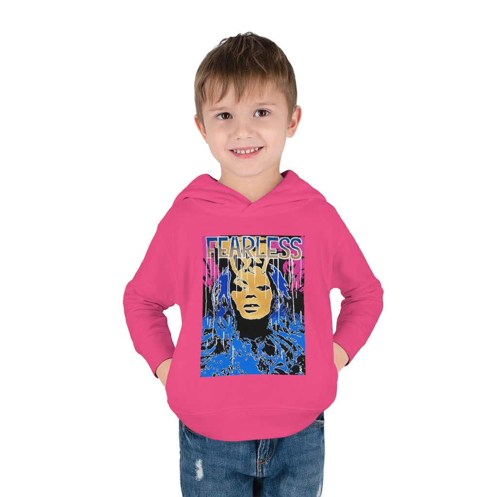 "Fearless" Toddler Pullover Fleece Hoodie