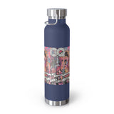"Rebel With A Cause- Inspired By James Dean" Copper Vacuum Insulated Bottle, 22oz