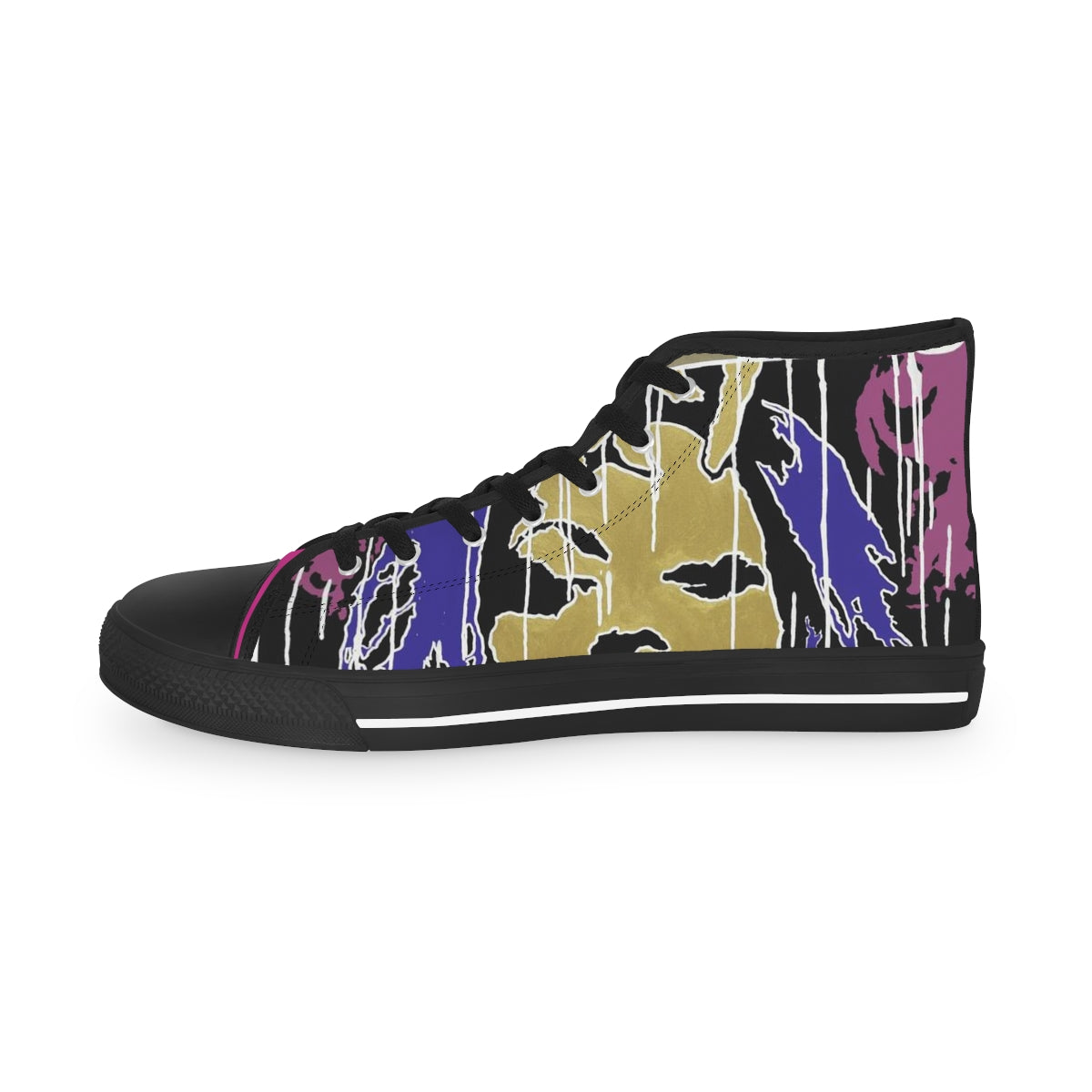 "Fearless Inspired By Beyonce" Men's High Top Sneakers