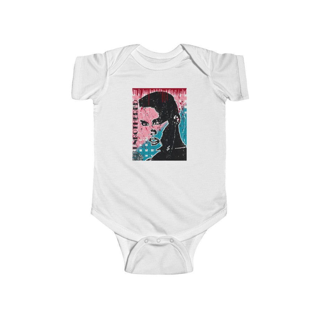 "Unbothered-Grace Jones" Infant Fine Jersey Bodysuit
